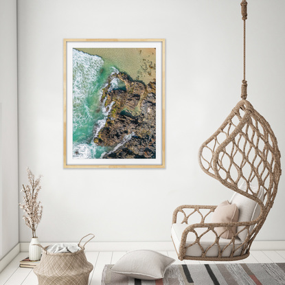 This original photograph is printed professionally on archival paper, the print has a flat finish and is very detailed and looks amazingly vivid showcasing all the natural colours of the Australian coastline.