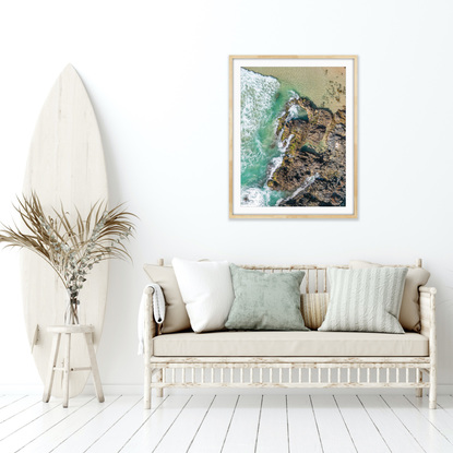 This original photograph is printed professionally on archival paper, the print has a flat finish and is very detailed and looks amazingly vivid showcasing all the natural colours of the Australian coastline.