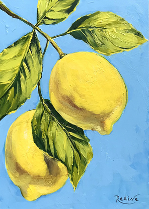 Original artwork,lemon deals art