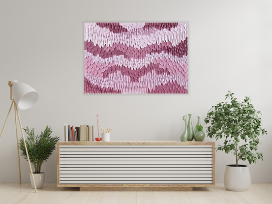 Textured art for the modern home.