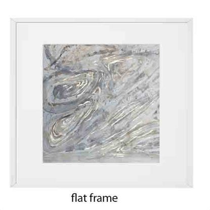 A large abstract landscape of the map topography or sand dunes in mixed media.