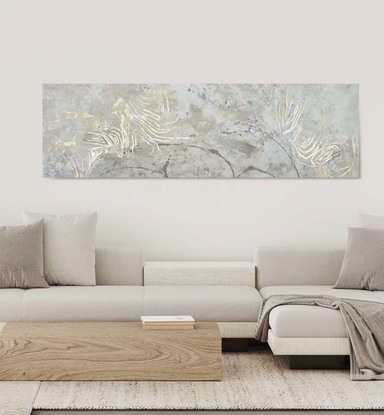 A large abstract landscape of the map topography or sand dunes with gold