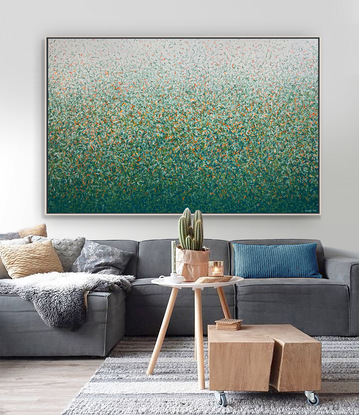 Bush outback Australia Australiana Abstract  Painting