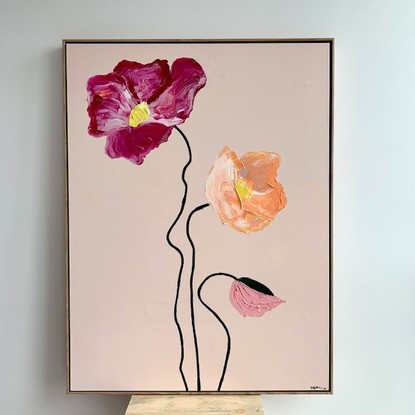 Minimalism floral design 