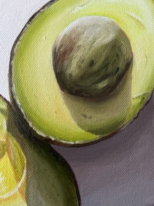 Australian still life featuring an avocado