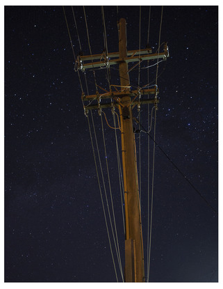 power pole star gazing