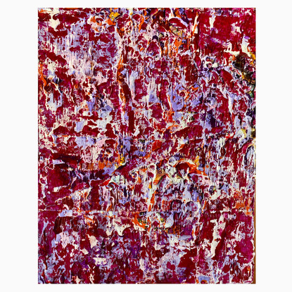 texture, abstract, modern, contemporary, thick paint, burgundy, 