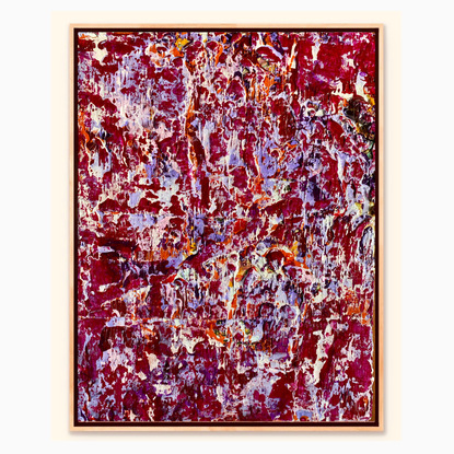 texture, abstract, modern, contemporary, thick paint, burgundy, 