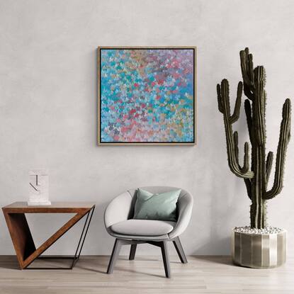 Inspired by Australia's vast red earth and the brilliant blue skies that go on forever with the most colourful desert flowers you have ever seen. 