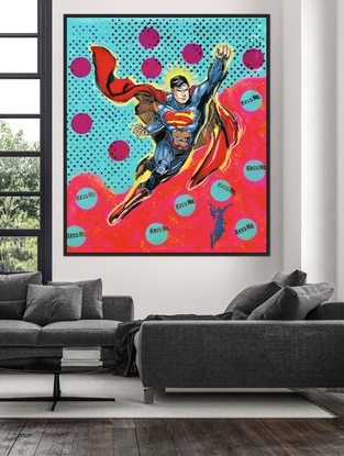 Superman flying 