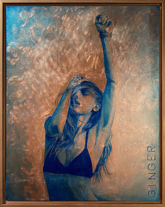 A beautiful young woman stretches for the sky in a gesture of freedom, independence and self-expression.