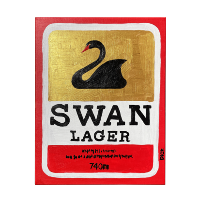 Aussie Beer Icon Swan Western Australia Pop Art