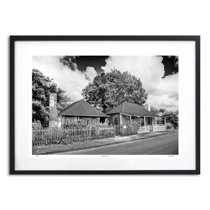 old cottages adorn old world historical street