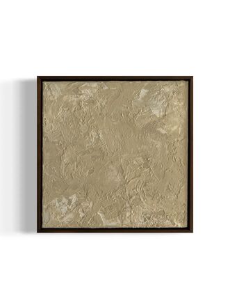 Wabi Sabi neutral abstract framed artwork