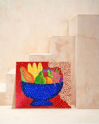 colourful fruit bowl still life