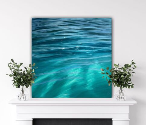 Large original ocean painting