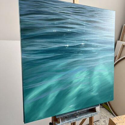 Large original ocean painting