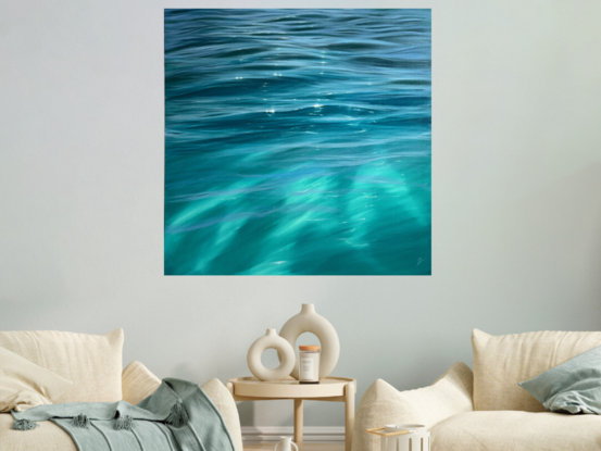 Large original ocean painting