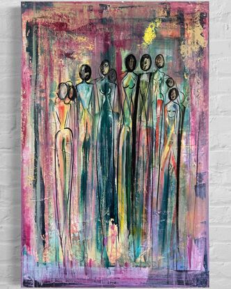 Acrylic women figures and silhouettes