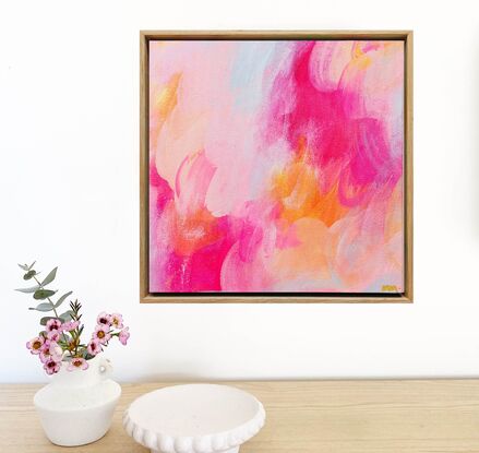 bright abstract floral 