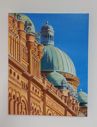 Close up of QVB domes.