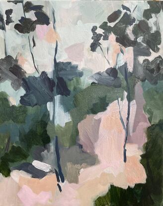 abstracted australian native landscape