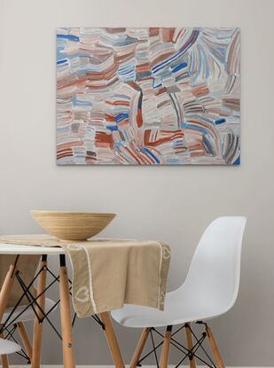 Aboriginal  landscape painting 