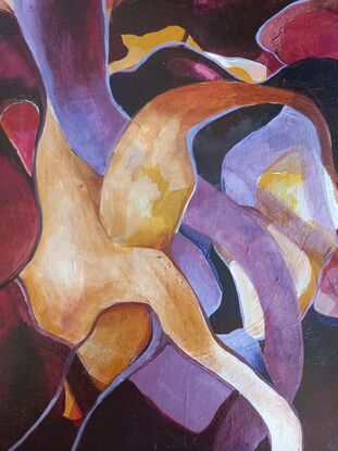 abstract impression of mangroves