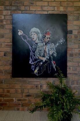 Portrait musicians rock stars