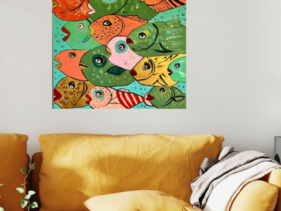 Colourful and happy fish