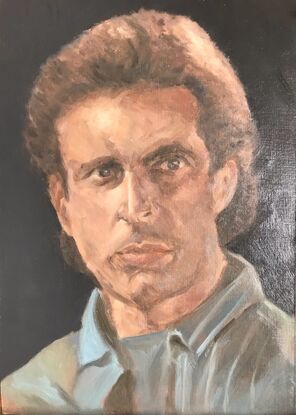 Portrait of Jerry Seinfeld on the set of Seinfeld