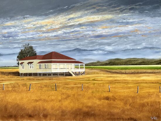 Farm house in the sugarcane field