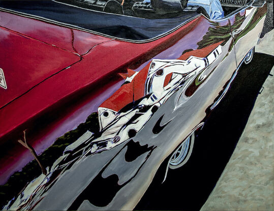 Buick on Sandgate Foreshores