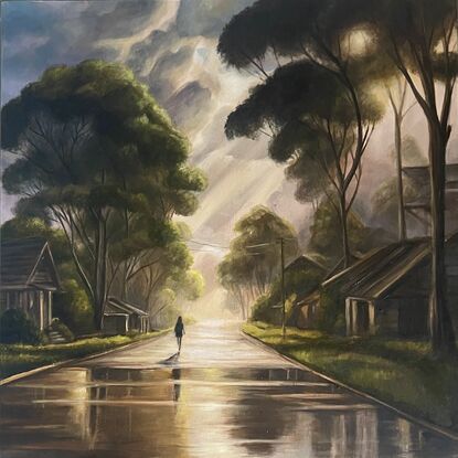 Moody Australian Street scene