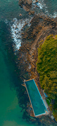 aerial photography above Sydney's northern beaches with a drone