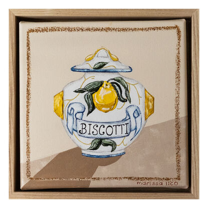 Biscotti original artwork from the Lo Shop series of works by Australian Artist Marissa Lico.