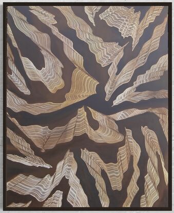 modern abstract contemporary early tones brown neutral painting