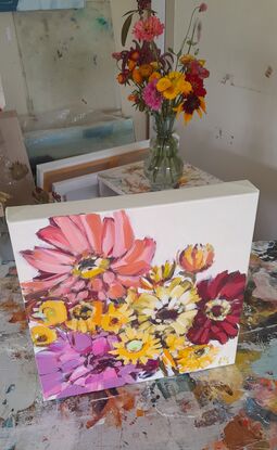 flowers painted from observation 