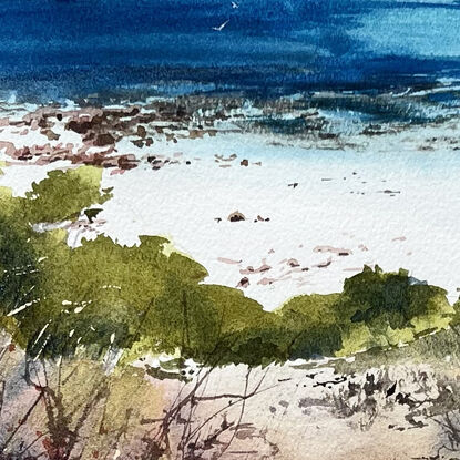 A sandy track leading to a beach near Canal Rocks in the south of WA. 