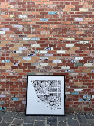 AERIAL ART, LANDSCAPE ART, ARCHITECTURE ART, PLACES ART,  MELBOURNE DRAWING, CITY ART, ARCHITECTURE, AERIAL