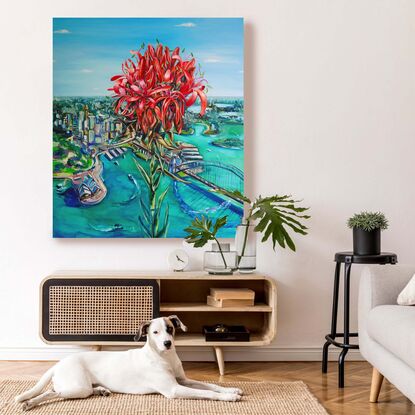 Sydney Harbour and Gymea Lily