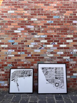 AERIAL ART, LANDSCAPE ART, ARCHITECTURE ART, PLACES ART,  MELBOURNE DRAWING, CITY ART, ARCHITECTURE, AERIAL