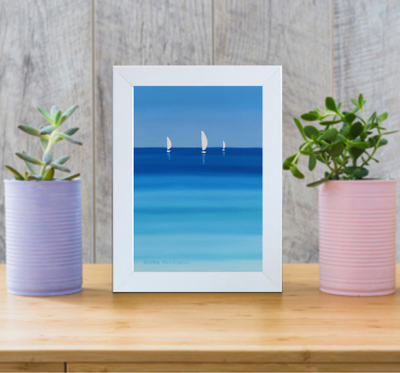 white sailing boats on blue sea