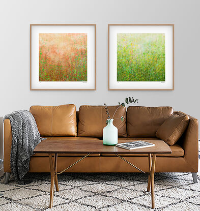 'Garden Series' Blushing Garden and Summer Garden-  set of 3' has been released as a limited edition print of 35.