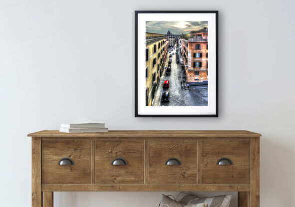 Inviting ancient alley in Venice, Italy