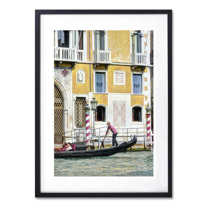 Inviting ancient alley in Venice, Italy