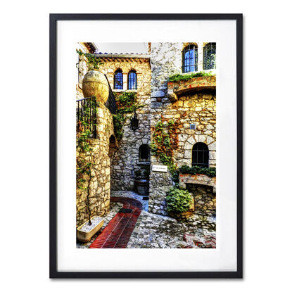 Inviting sunlit street scene in Volterra, Tuscany, Italy