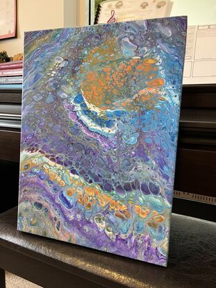 Abstract Acrylic Flow Art