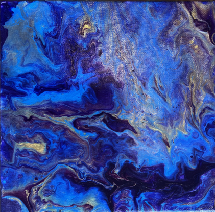 Abstract Acrylic Flow Art