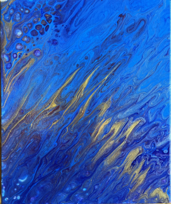 Abstract Acrylic Flow Art